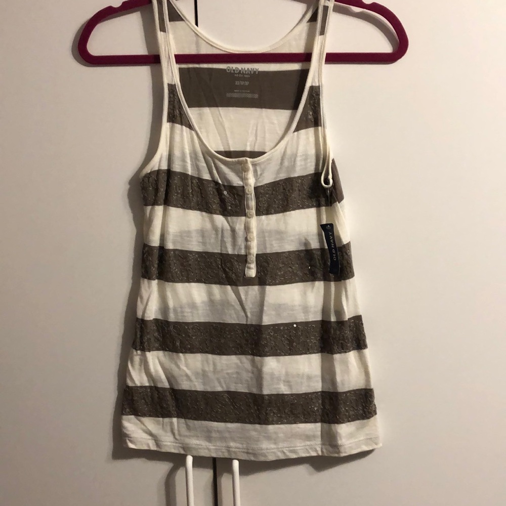 Women’s old navy XS tank with sequins